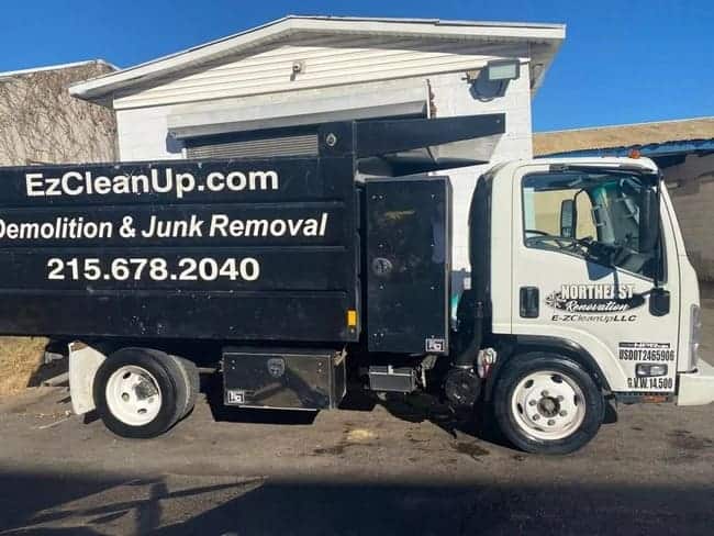 Garage Cleanout Philadelphia - Let us do it for you! 8 ez-cleanup-junk-removal-truck