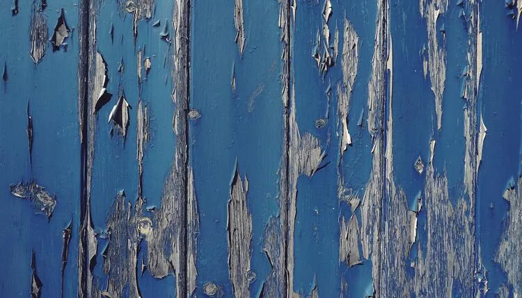 old painted wood