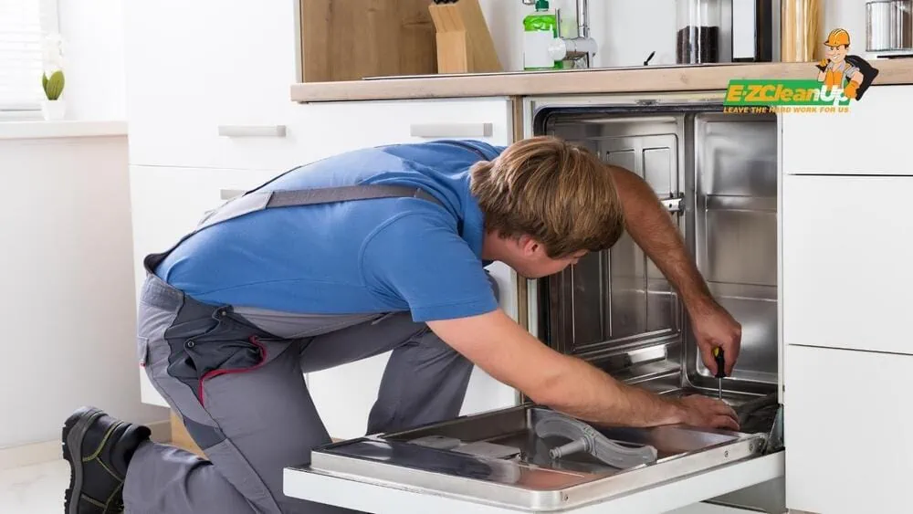 removing dishwasher
