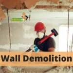 Wall demolition