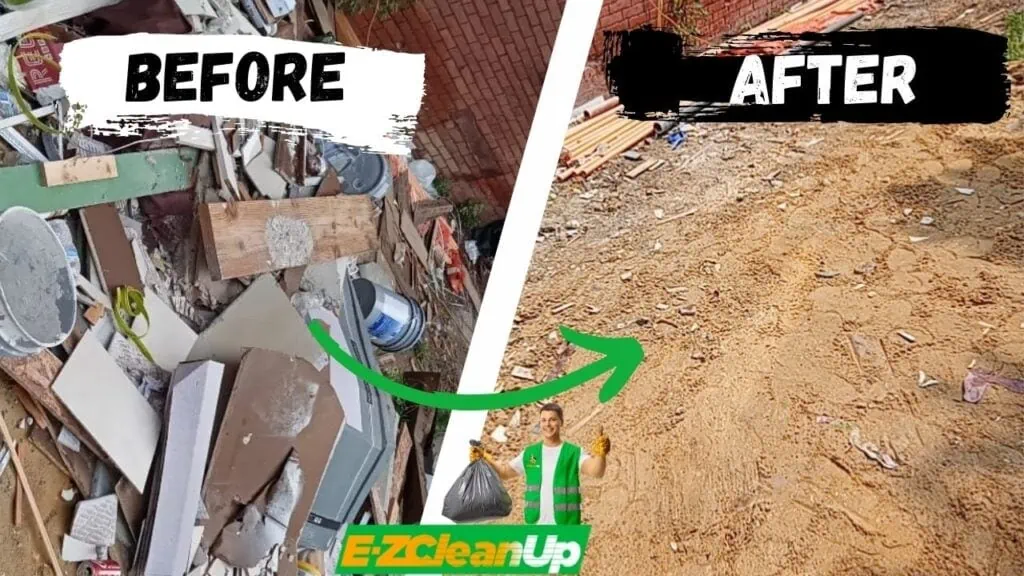 ez cleanup removing renovation debris