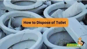 how to dispose of toilet