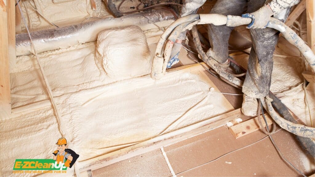 attic insulation cleaning