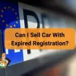 can i sell car with expired registration