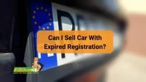 can i sell car with expired registration