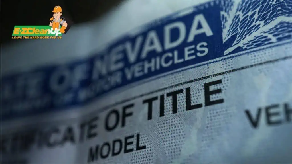 certificate of vehicle title