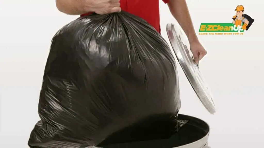 disposing of plastic bags