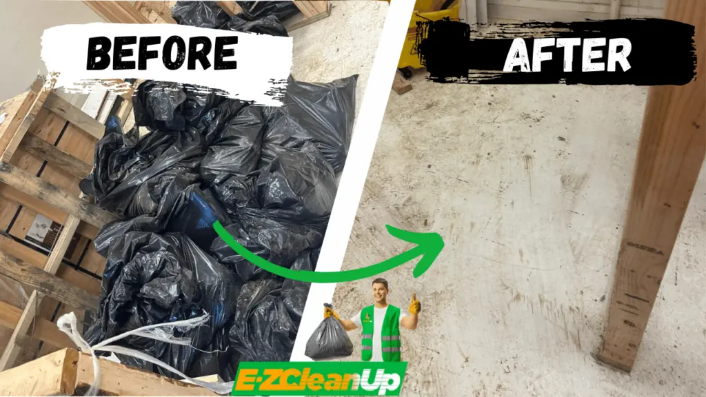 hoarder junk removal with ez cleanup