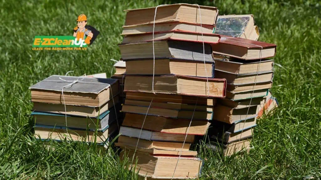 old books for recycling