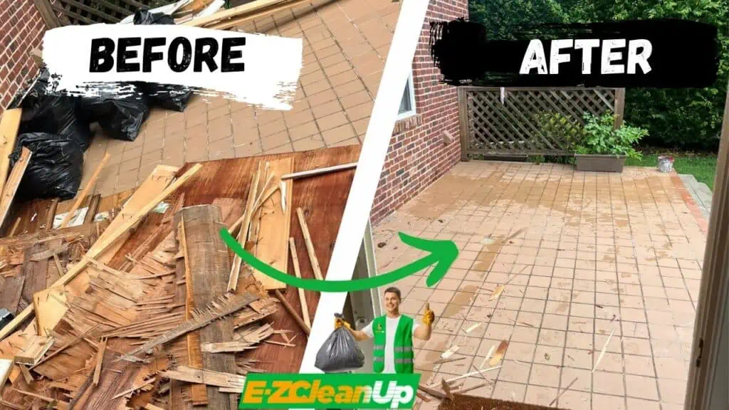 wood deck removal