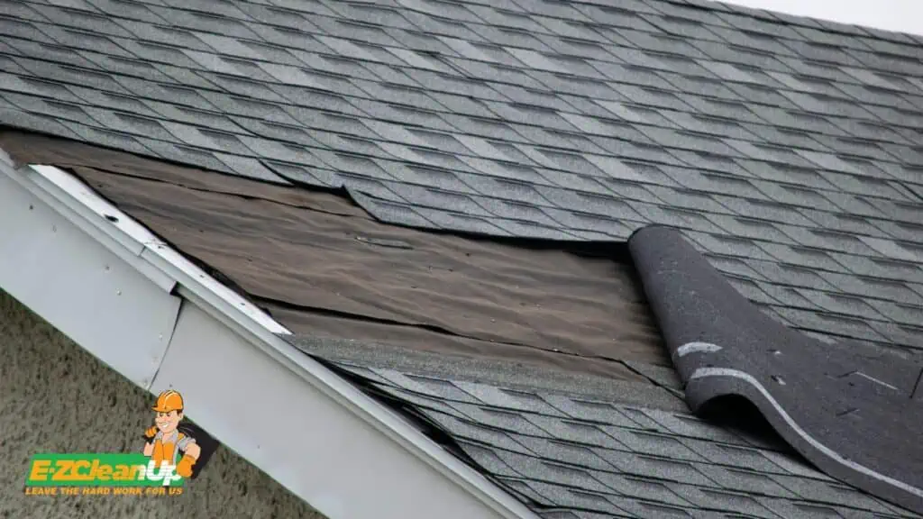 damaged roofing shingles