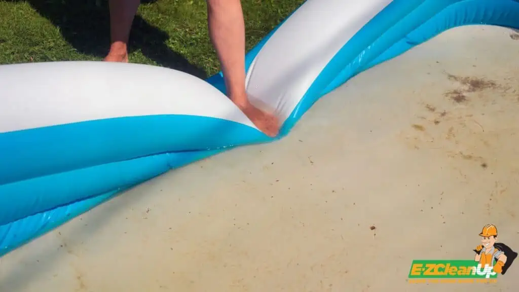dirty inflatable pool