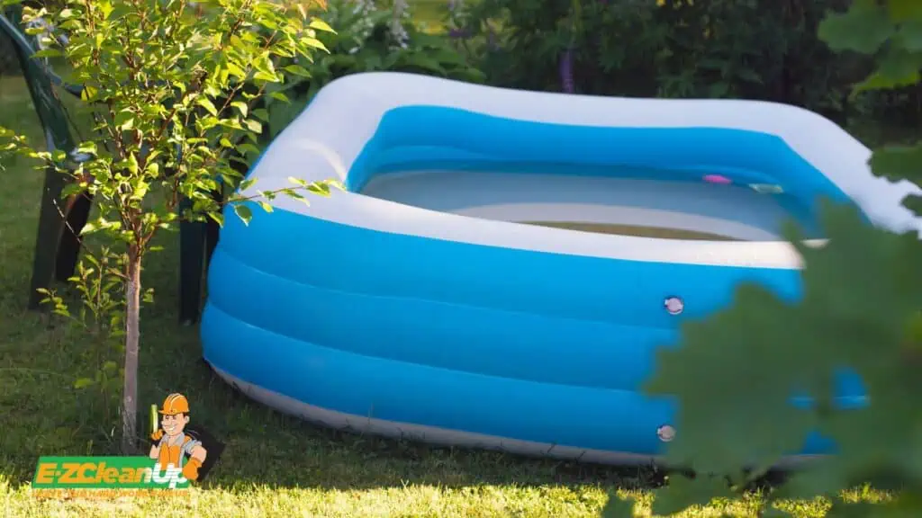 disposing of inflatable pool