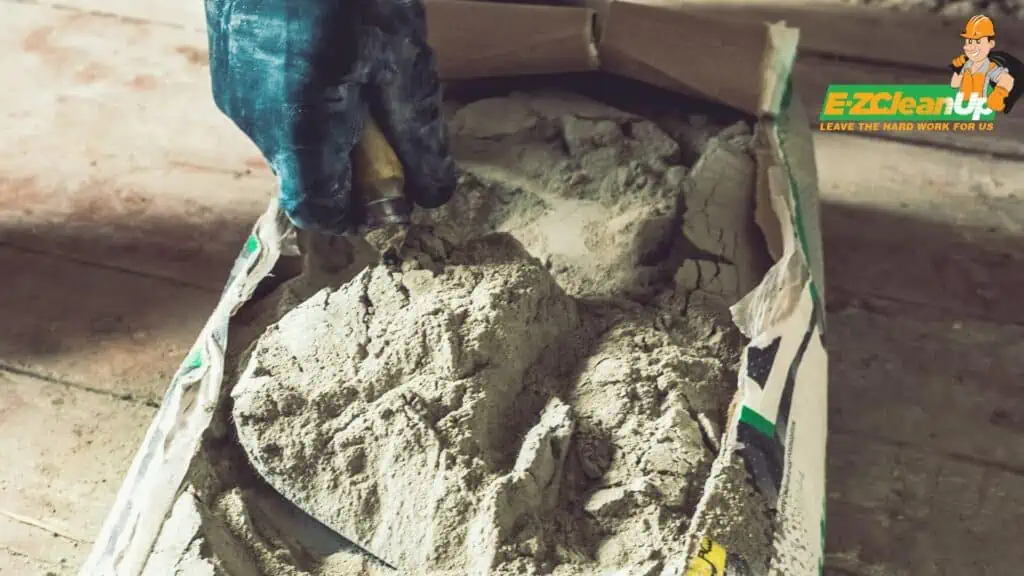 unused cement powder