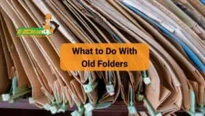 what to do with old folders