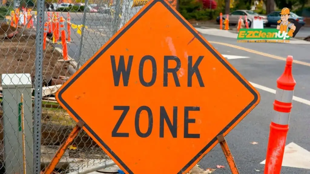 construction work sign