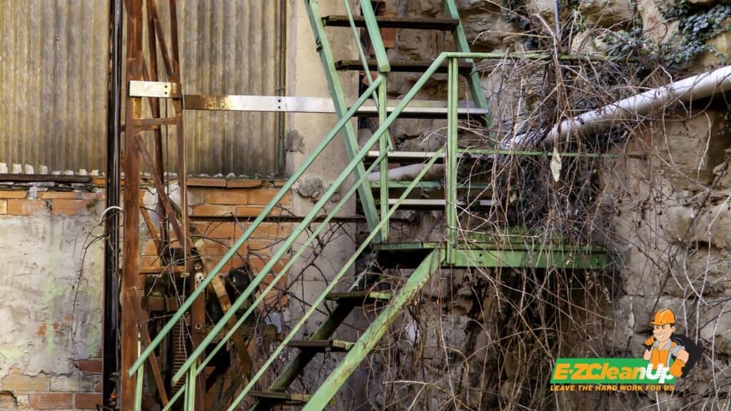 metal ladder for disposal