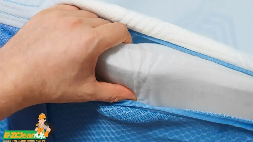 preparing mattress topper