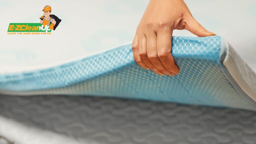 preparing mattress topper for disposal