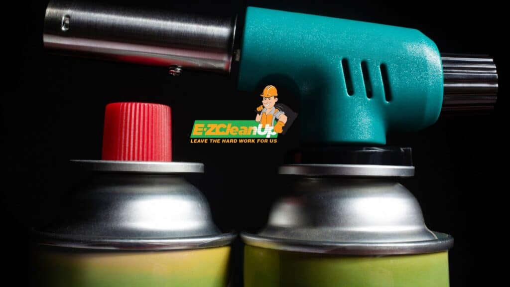 butane cans in use