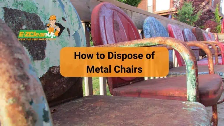 how to dispose of metal chairs