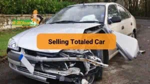 selling totaled car