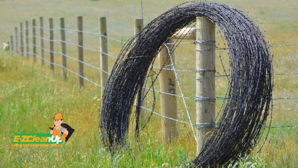 wire fence removal