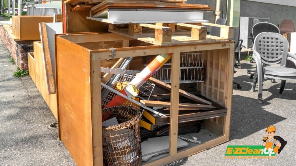 broken cabinets