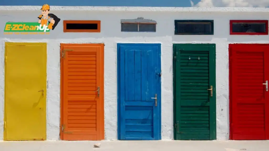 colorful doors