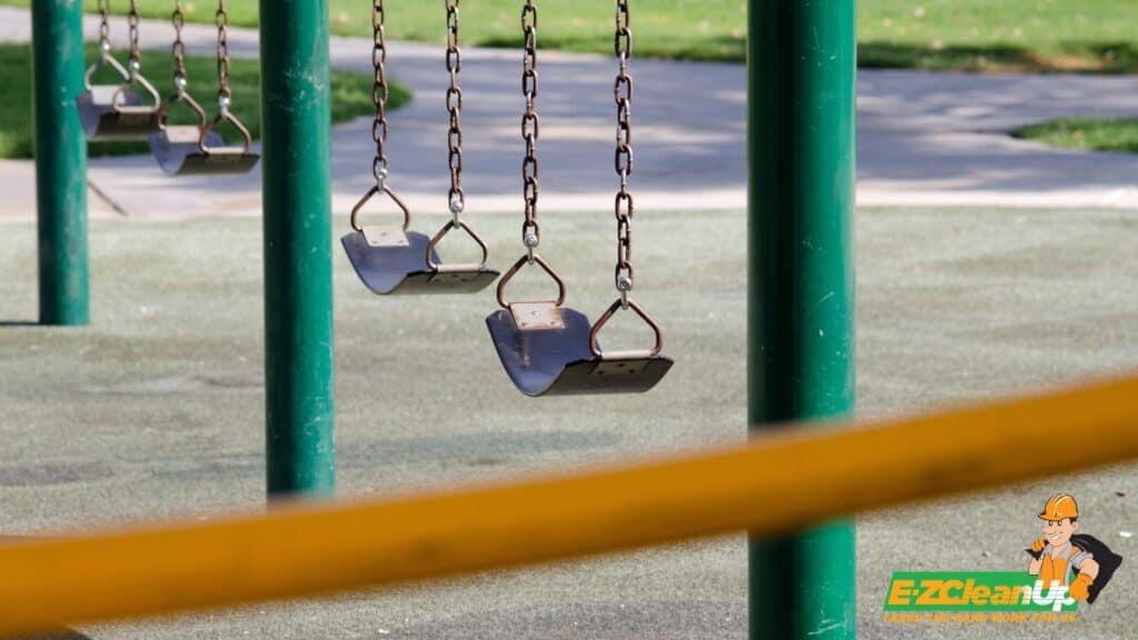 Ideas for Old Swing Set Frames 5 donating old swing sets