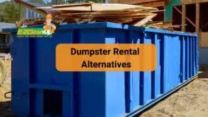 dumpster rental alternatives