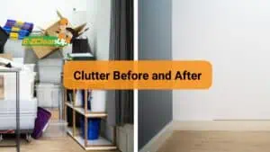 Clutter Before and After