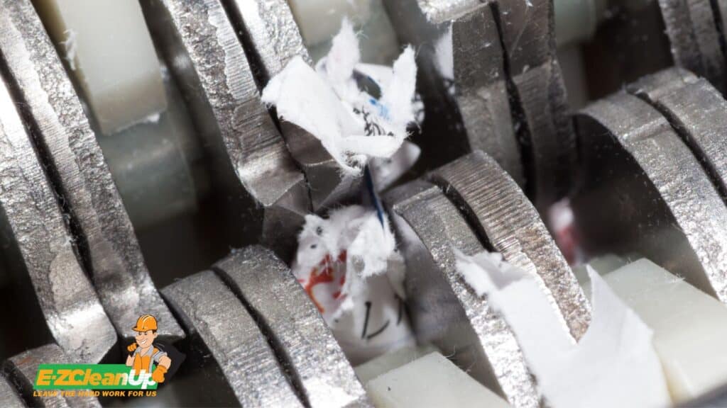 broken paper shredder