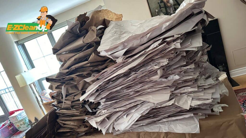 paper junk removal ez cleanup