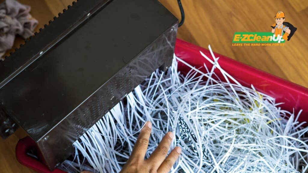 paper shredder disposal