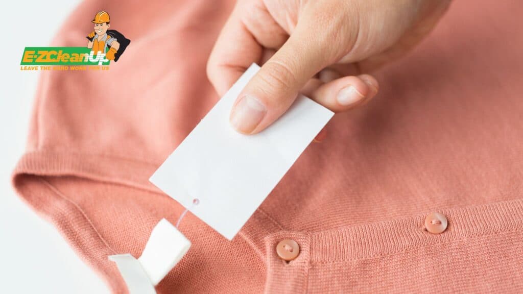 How to Get Rid of Clutter Without Guilt 5 shirt with price tag