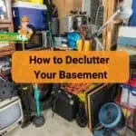 how to declutter your basement