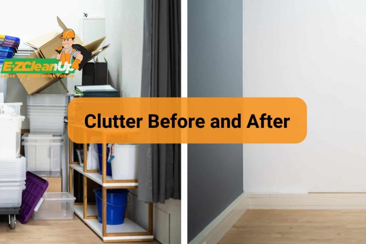 Clutter Before and After