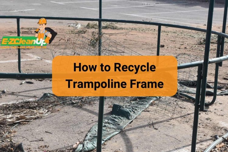 how to recycle trampoline frame