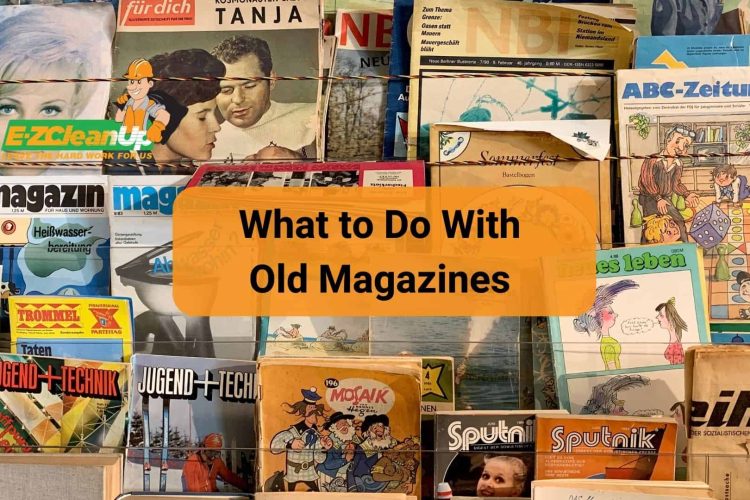 what to do with old magazines